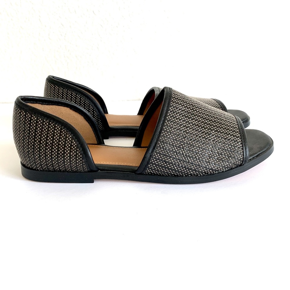Lands' End Canvas D'orsay Open Toe Slide Sandals - image 6